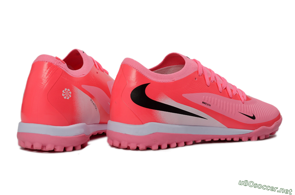 Unisex Nike Phantom 6 Elite Low TF Football Shoes - Pink/Neon Pink/Black 6