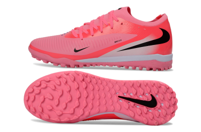 Unisex Nike Phantom 6 Elite Low TF Football Shoes - Pink/Neon Pink/Black