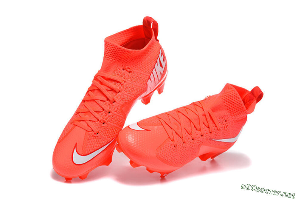 Men's Nike Magista Obra FG Football Boots - Red/Flame Red/Highlighter Red 6