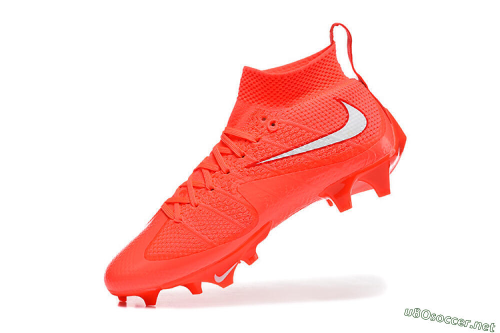 Men's Nike Magista Obra FG Football Boots - Red/Flame Red/Highlighter Red 8