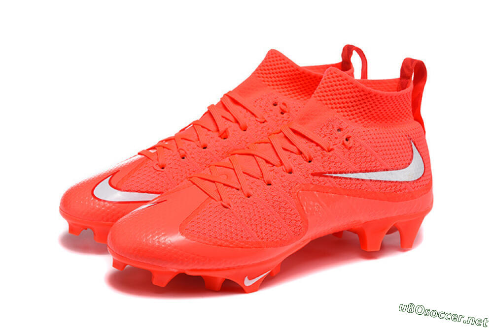 Men's Nike Magista Obra FG Football Boots - Red/Flame Red/Highlighter Red 5