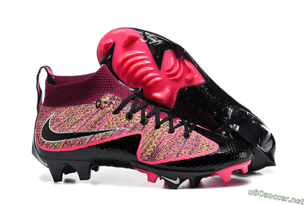 Men's Nike Magista Obra FG Football Boots - Black/Bright Pink/Crimson Red 2
