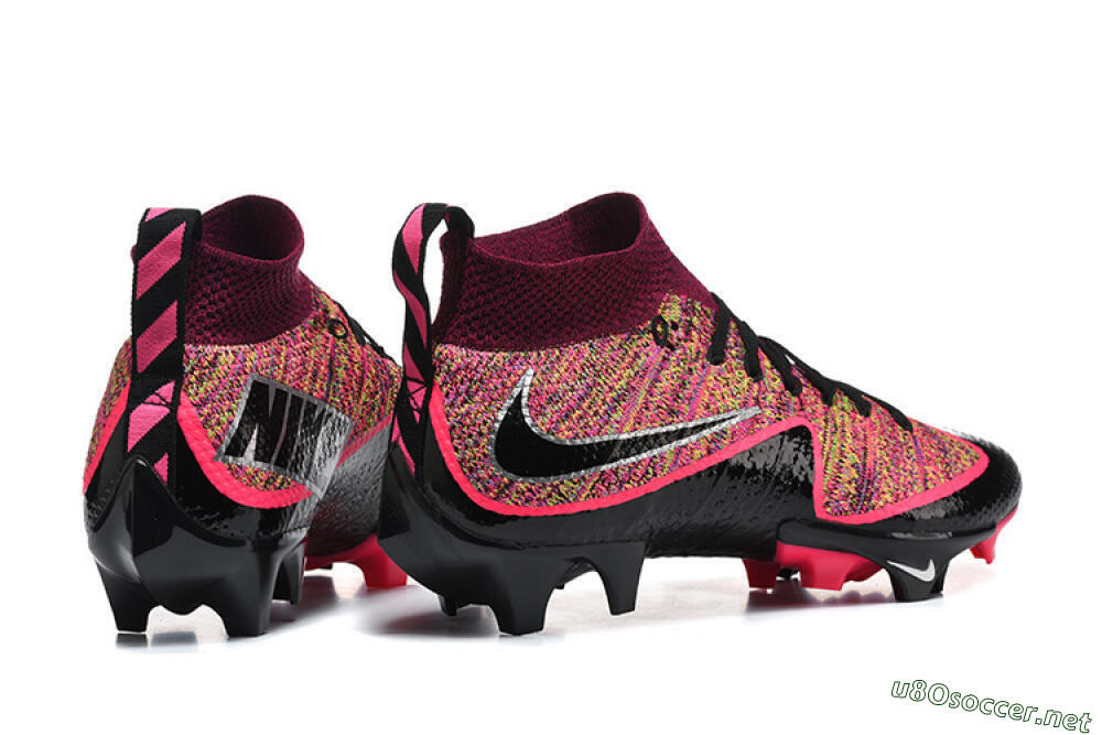 Men's Nike Magista Obra FG Football Boots - Black/Bright Pink/Crimson Red 9