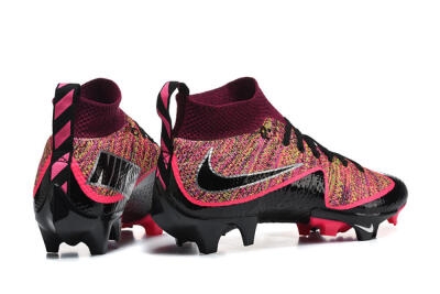 Men's Nike Magista Obra FG Football Boots - Black/Bright Pink/Crimson Red