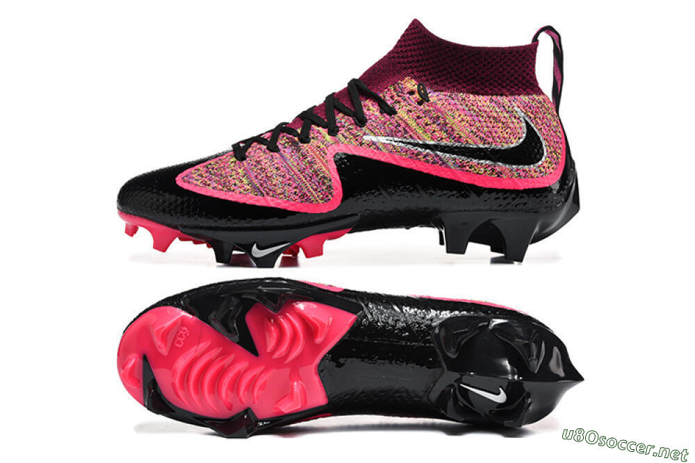 Men's Nike Magista Obra FG Football Boots - Black/Bright Pink/Crimson Red 1