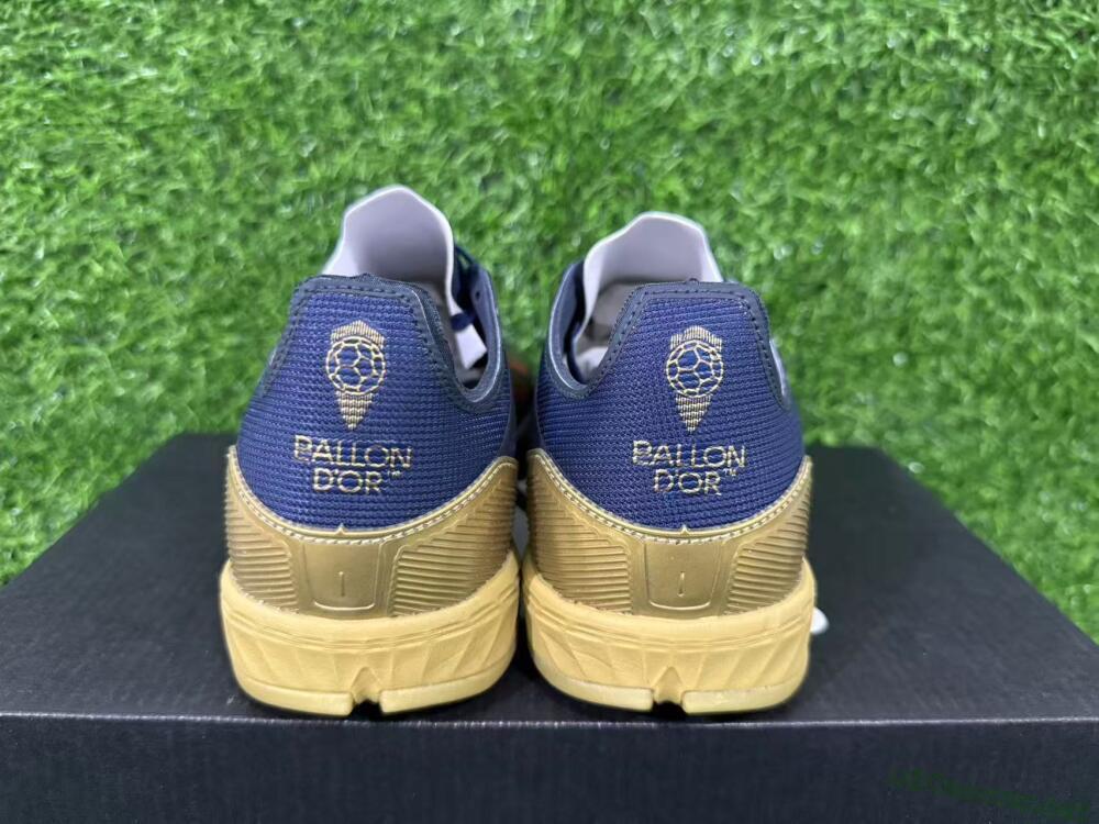 Unisex Adidas F50 Pro TF Football Shoes - Navy/Metallic Gold/Dark Red