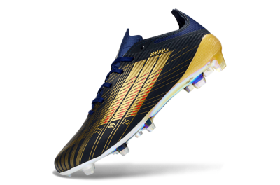 Unisex Dembélé x Adidas F50 Elite FG Football Boots - Navy/Gold Rush/Shimmering Ocean