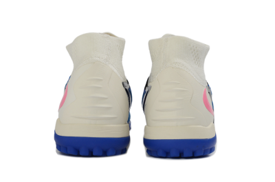 Unisex Nike Phantom 6 Elite High TF Football Shoes - Blue/Electric Blue/Fuchsia Pink