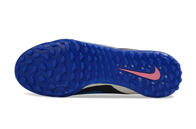 Unisex Nike Phantom 6 Elite High TF Football Shoes - Blue/Electric Blue/Fuchsia Pink