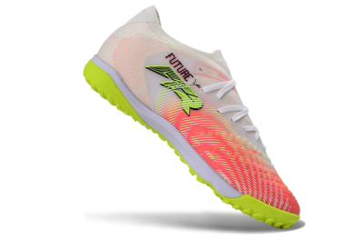 Men's Puma Future 8 Ultimate TF Football Shoes - Pink/Lime Green/White