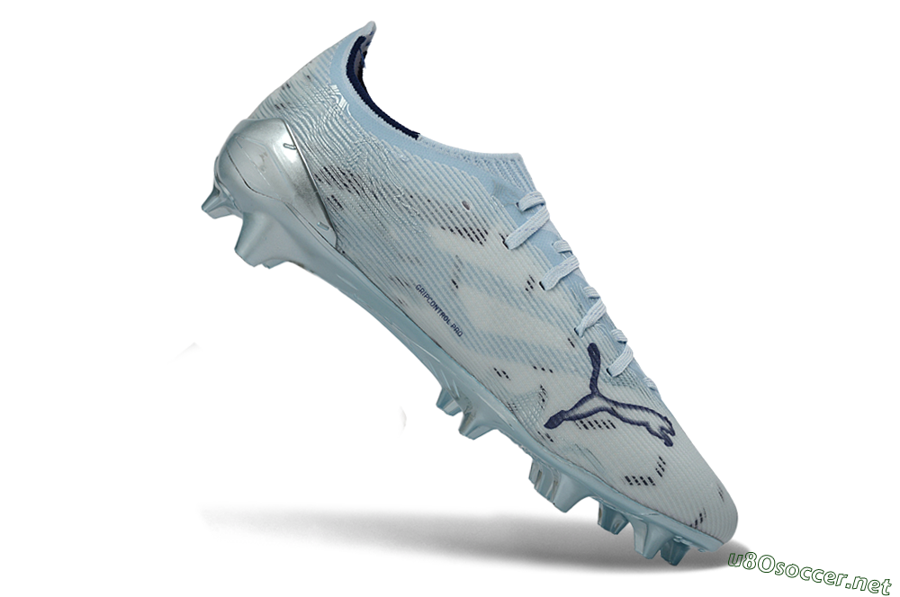 Men's Puma Ultra 5 Ultimate FG Football Boots - Sky/Ice Blue/Silver 4