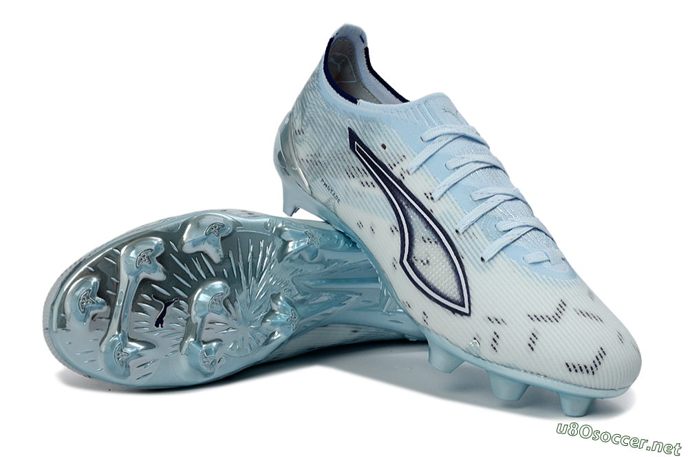 Men's Puma Ultra 5 Ultimate FG Football Boots - Sky/Ice Blue/Silver 3
