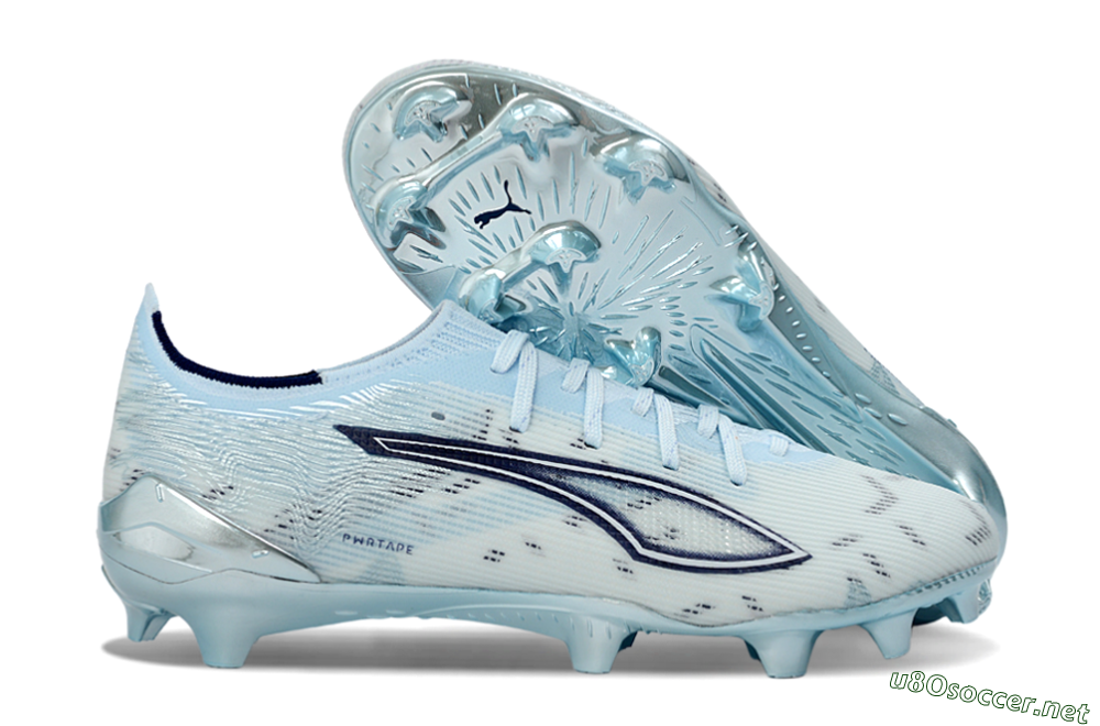Men's Puma Ultra 5 Ultimate FG Football Boots - Sky/Ice Blue/Silver 2