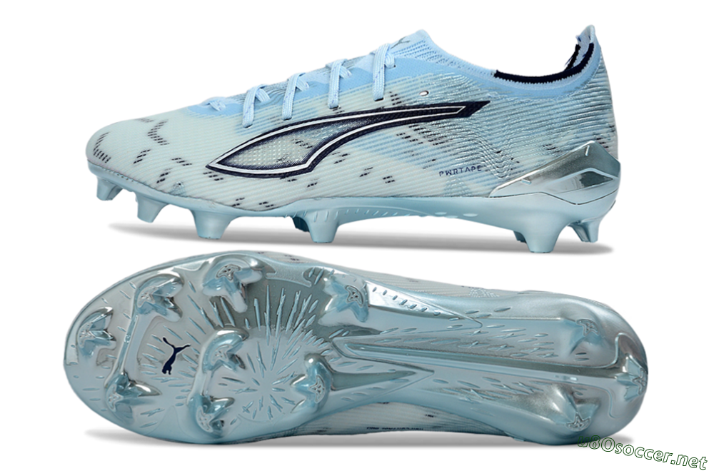 Men's Puma Ultra 5 Ultimate FG Football Boots - Sky/Ice Blue/Silver 1