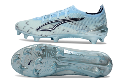 Men's Puma Ultra 5 Ultimate FG Football Boots - Sky/Ice Blue/Silver