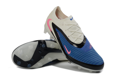 Unisex Nike Phantom 6 Elite Low FG Football Boots - Blue/Electric Blue/Fierce Pink