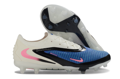 Unisex Nike Phantom 6 Elite Low FG Football Boots - Blue/Electric Blue/Fierce Pink