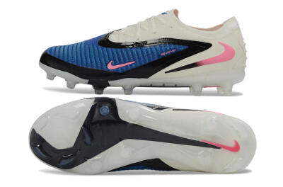 Unisex Nike Phantom 6 Elite Low FG Football Boots - Blue/Electric Blue/Fierce Pink