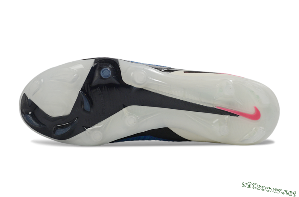 Unisex Nike Phantom 6 Elite Low FG Football Boots - Blue/Electric Blue/Fierce Pink 6