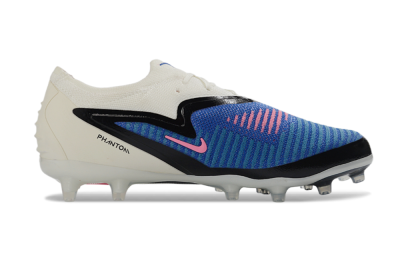 Unisex Nike Phantom 6 Elite Low FG Football Boots - Blue/Electric Blue/Fierce Pink