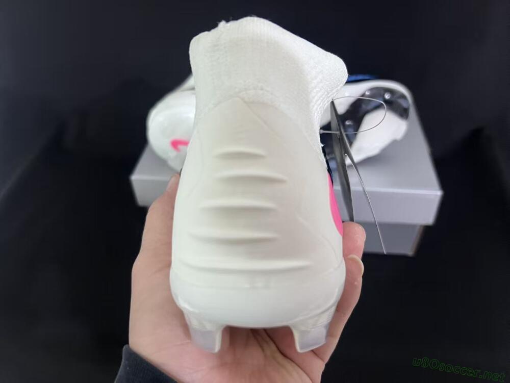 Unisex Nike Phantom 6 Elite High FG Football Boots - Blue/Electric Blue/Neon Pink