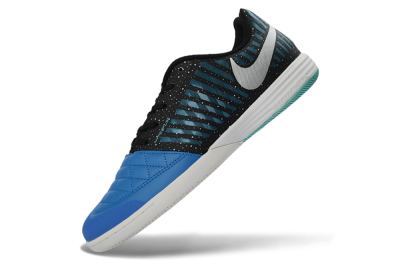 Unisex Nike Lunar Gato 2 IC Football Shoes - Blue/Midnight Aqua/Black