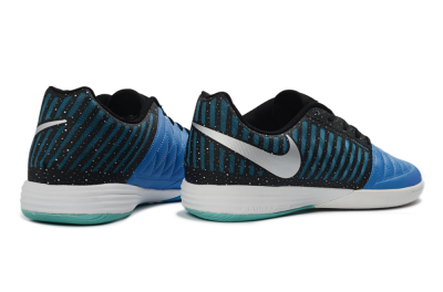Unisex Nike Lunar Gato 2 IC Football Shoes - Blue/Midnight Aqua/Black