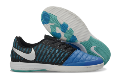 Unisex Nike Lunar Gato 2 IC Football Shoes - Blue/Midnight Aqua/Black
