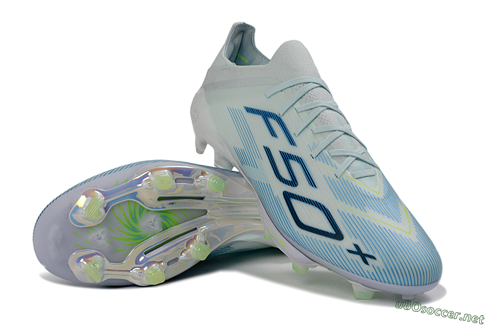 Men's Adidas F50 Lightstrike Pro Elite FG Football Boots - LightBlue/IcyBlue/CrystalGreen 3