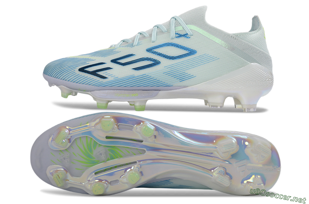 Men's Adidas F50 Lightstrike Pro Elite FG Football Boots - LightBlue/IcyBlue/CrystalGreen 1