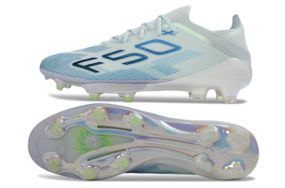 Men's Adidas F50 Lightstrike Pro Elite FG Football Boots - LightBlue/IcyBlue/CrystalGreen