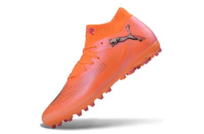 Men's Puma Future 8 Ultimate MG Football Boots - Orange/Vibrant Coral/Hot Pink