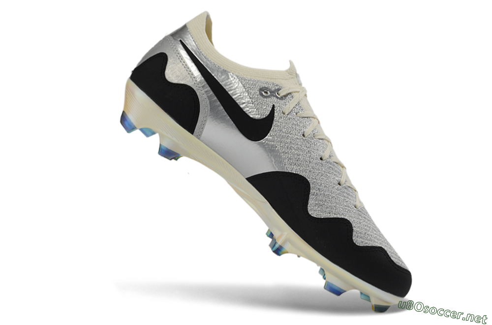Unisex Patta x Nike Air Zoom Mercurial Vapor 16 Elite FG Football Boots - Black/Silver/White 4