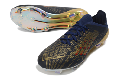 Unisex Dembélé x Adidas F50 Elite FG Football Boots - Navy/Champagne Gold/Light Prism