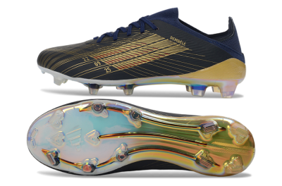 Unisex Dembélé x Adidas F50 Elite FG Football Boots - Navy/Champagne Gold/Light Prism