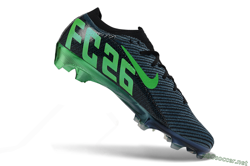 Unisex EAFC x Nike Air Zoom Mercurial Vapor 16 Elite FG Football Boots - Black/Green Glow/Frosted Shadow 4