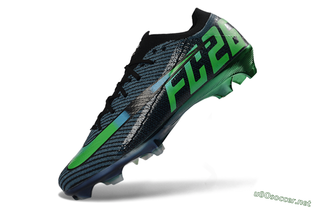 Unisex EAFC x Nike Air Zoom Mercurial Vapor 16 Elite FG Football Boots - Black/Green Glow/Frosted Shadow 5