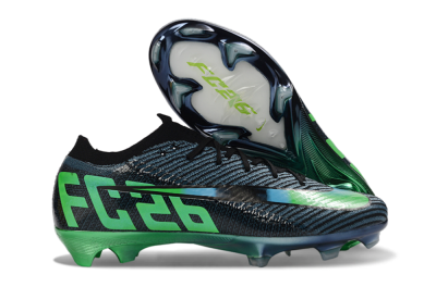 Unisex EAFC x Nike Air Zoom Mercurial Vapor 16 Elite FG Football Boots - Black/Green Glow/Frosted Shadow