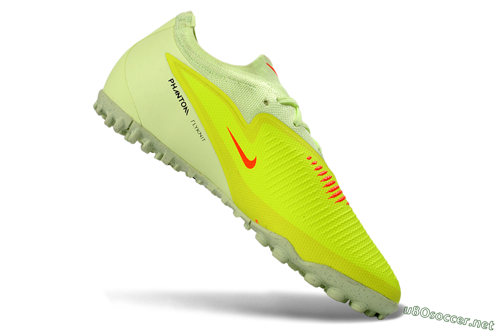 Unisex Nike Phantom 6 Elite Low TF Football Shoes - Yellow/Lime Burst/Neon Pink 4
