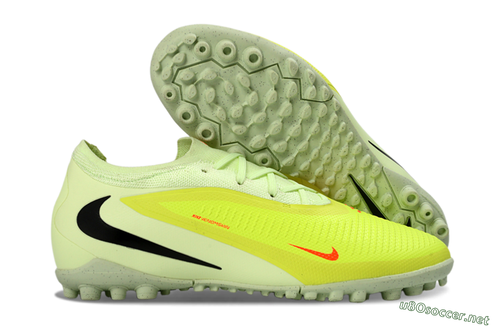 Unisex Nike Phantom 6 Elite Low TF Football Shoes - Yellow/Lime Burst/Neon Pink 2