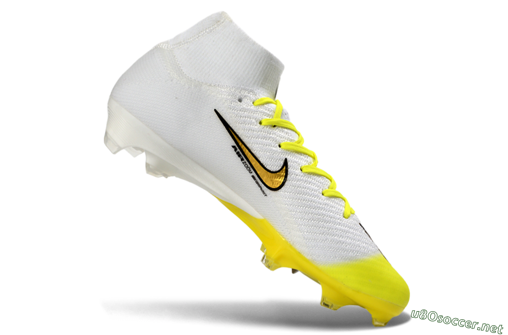 Unisex Nike Air Zoom Mercurial Superfly 10 Elite FG Football Boots - Yellow/Bright Yellow/Sleek White 4