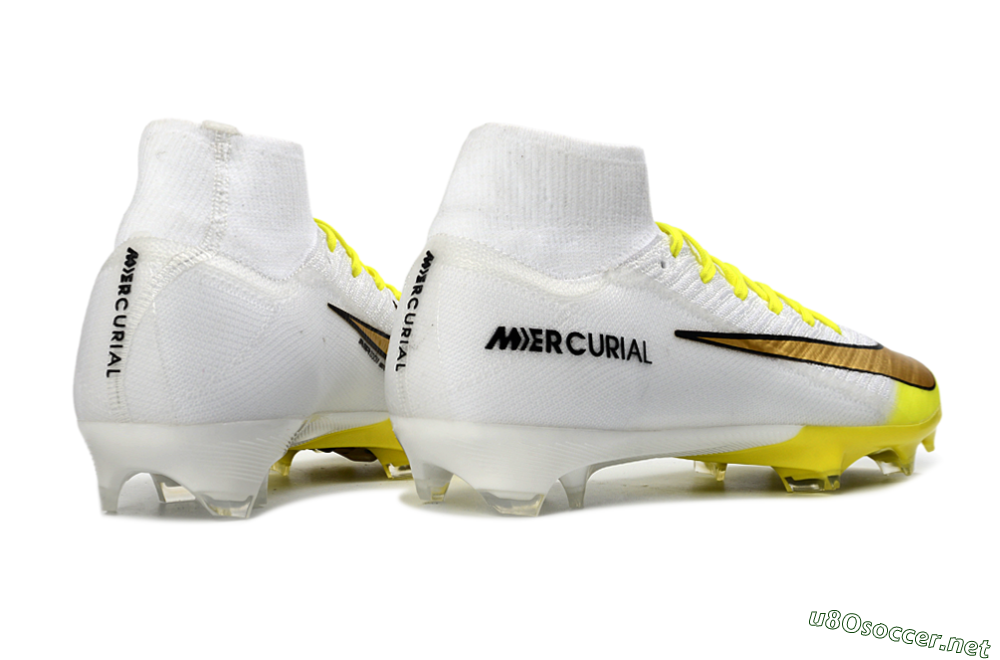 Unisex Nike Air Zoom Mercurial Superfly 10 Elite FG Football Boots - Yellow/Bright Yellow/Sleek White 6