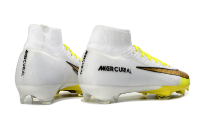 Unisex Nike Air Zoom Mercurial Superfly 10 Elite FG Football Boots - Yellow/Bright Yellow/Sleek White