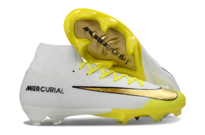 Unisex Nike Air Zoom Mercurial Superfly 10 Elite FG Football Boots - Yellow/Bright Yellow/Sleek White