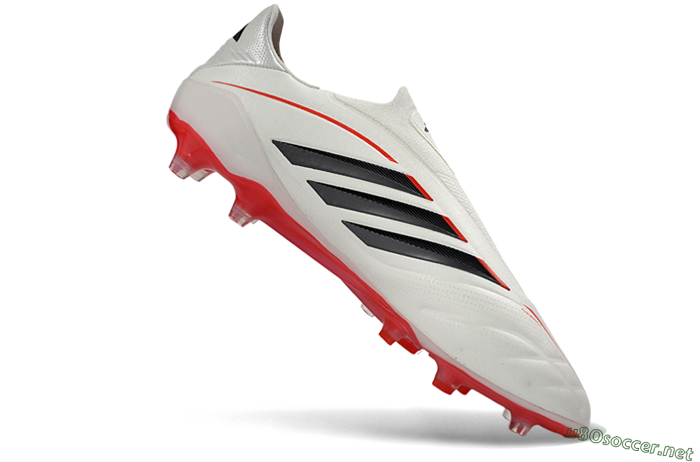 Men's Adidas Copa Pure 4 FG Football Boots - White/Crimson/Black 4