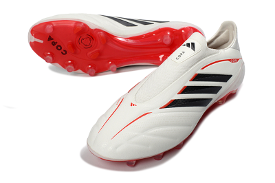 Men's Adidas Copa Pure 4 FG Football Boots - White/Crimson/Black