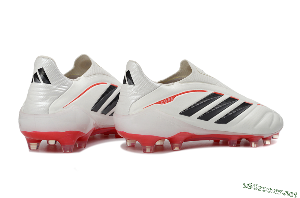 Men's Adidas Copa Pure 4 FG Football Boots - White/Crimson/Black 6