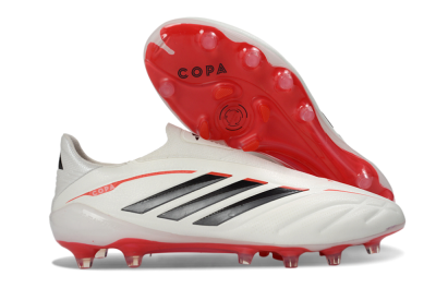 Men's Adidas Copa Pure 4 FG Football Boots - White/Crimson/Black