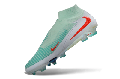 Unisex Nike Phantom 6 Elite High FG Football Boots - Aqua/Coral Burst/Luminous White