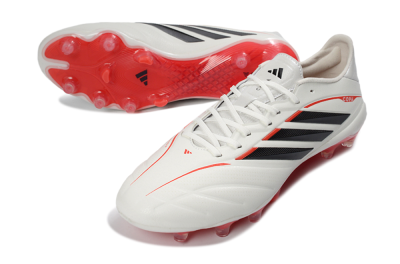 Men's Adidas Copa Pure 4 FG Football Boots - White/Crimson Red/Black